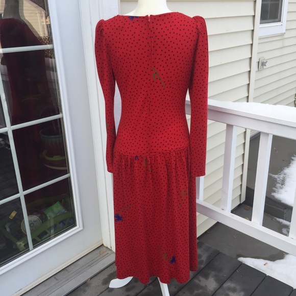 Vintage drop waist Dress. size 12 - Picture 9 of 10
